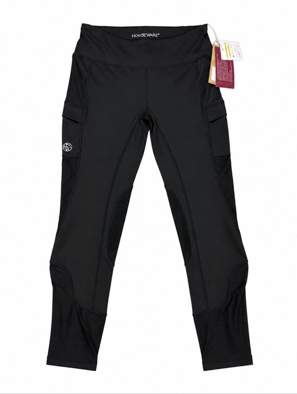 Horseware Ireland Womens Riding Equestrian BlackTights Breeches Pants Medium NWT